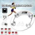 Toughened Glass Electroni Digital Body Scales 180KG Bathroom Gym Smart Scales LCD Display Body Weighing Digital Weight Scale