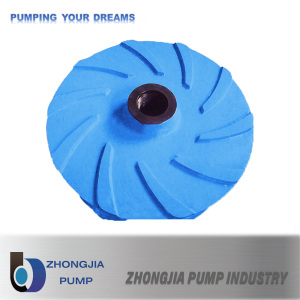 vertical slurry pump rubber impeller
