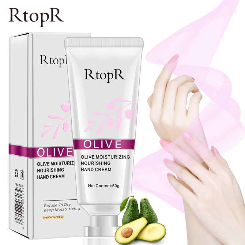 RtopR Olive Oil Serum Repair Hand Cream Nourishing Hand Care Anti Chapping Anti Aging Moisturizing Whitening Hand Cream