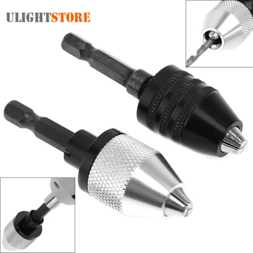 0.3mm-6.5mm Twist Drill Chuck Screwdriver Impact Driver Adaptor Drill Bits with 1/4 Hex Shank for Electric Grinder Power Tools