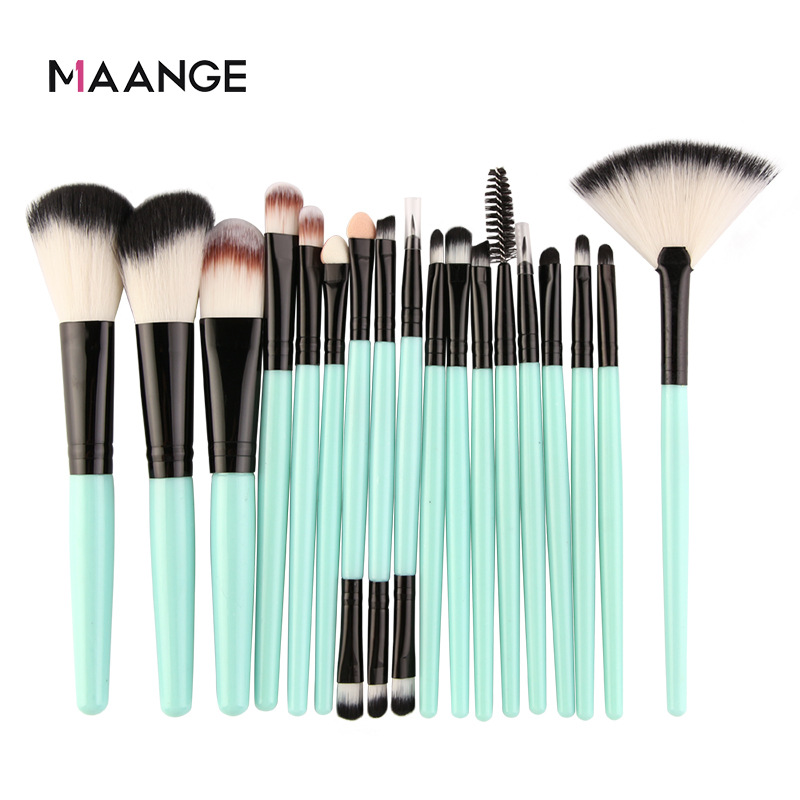 Maange 18-Piece Eye Makeup Brush Set Beauty Tools