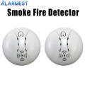 Wireless Smoke/fire Detector For For Touch Keypad Panel Wifi Gsm Home Security Burglar Voice Alarm System