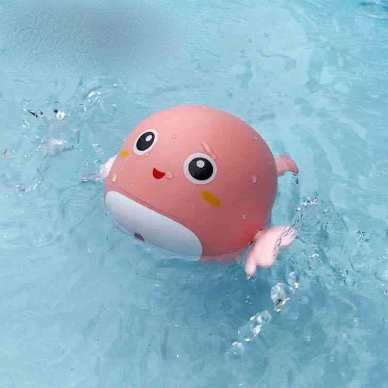 Cute Cartoon Animal Dolphin Bath Toys Fun Wind Up Chain Baby Toys For Kids Toddler Swim Clockwork Beach Water Toys