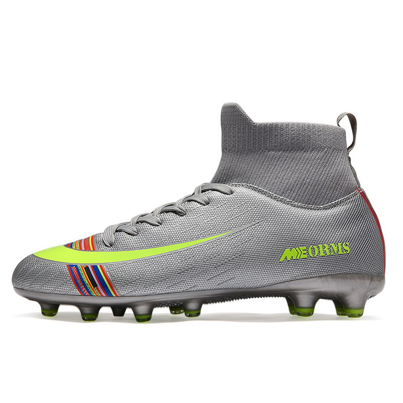 Men Football Shoes Soccer Cleats Boots Long Spikes TF Spikes Sneakers Soft Indoor Turf Futsal Soccer Shoes Men Zapatos De Futbol