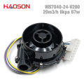 Dia.70mm air blower DC24V centrifugal fan DC brushless blower for vehicle purifier,Packaging machinery,fuel cell WS7040-24-V200N