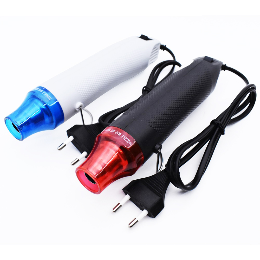 300W 220V DIY Heat Gun Hand Held Hot Air Temperature Electric Power Tools with Supporting Seat EU Plug for Thermal Shrinkage