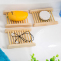 Natural Wood Soap Dish Wooden Soap Tray Holder Storage Soap Rack Plate Box Container for Bath Shower Plate Bathroom