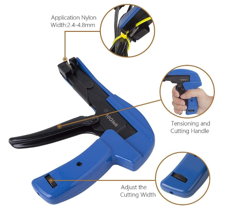 Cable Tie Tensioning Fastening Tools Cable Tie Gun (3)