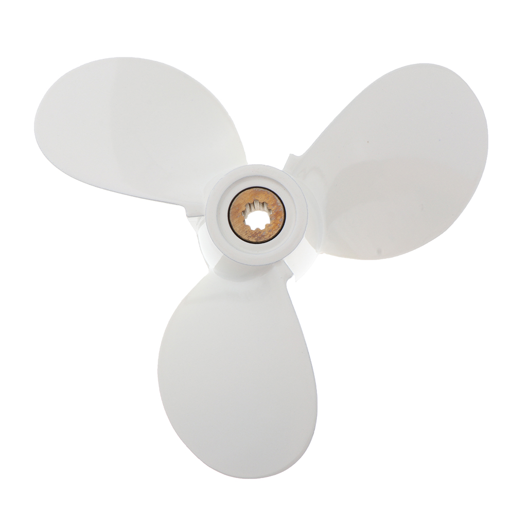 Marine Yacht Propeller 4/5/6 160mm Fit For Yamaha 7 1/2 X 8-BY Durable, White