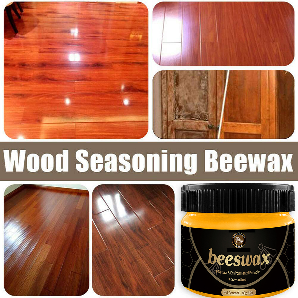 1 PC Wood Seasoning Beewax Wood Care Wax Solid Wood Maintenance Cleaning Furniture Waterproof Wear-Resistant Furniture Care Wax