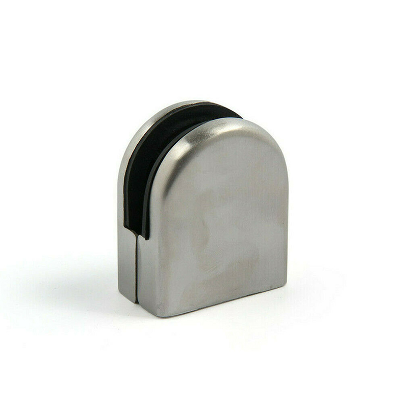 4pcs Stainless Steel Glass Clamp Holder For Window Balustrade Handrail 8-12mm Glass Clamp Holder Bracket Clip