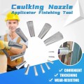 14PC 5-35mm Caulking Finisher Silicone Sealant Nozzle Glue Remover Scraper stainless Steel Caulking Nozzle applicator Tool#20