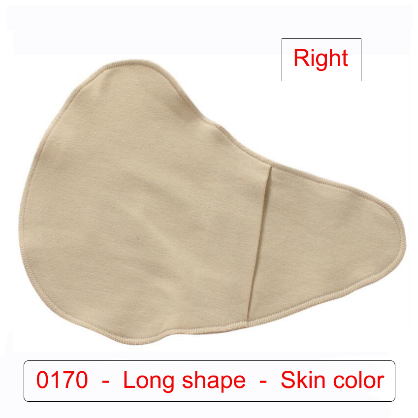 1PC Cotton Protective Cover Sweat-absorbent Breathable Lightweight Silicone Breast Breast Form Case Protection Sleeve D40