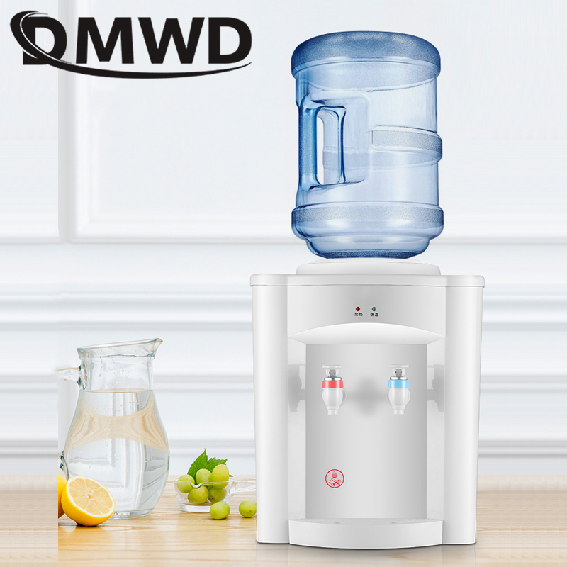 DMWD Electric Desktop water dispenser hot cold ice warm Drink Watering Machine mini heating Hot water heater Kettle Boiler 220V