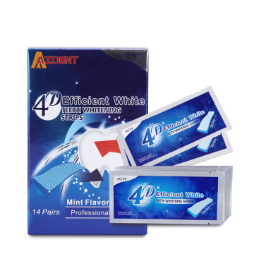 AZDENT Hot 14/28 Pouches 3D Updated 4D Teeth Whitening Strips Tooth Whitener Whitening Bleaching Gel Advanced Whitestrips