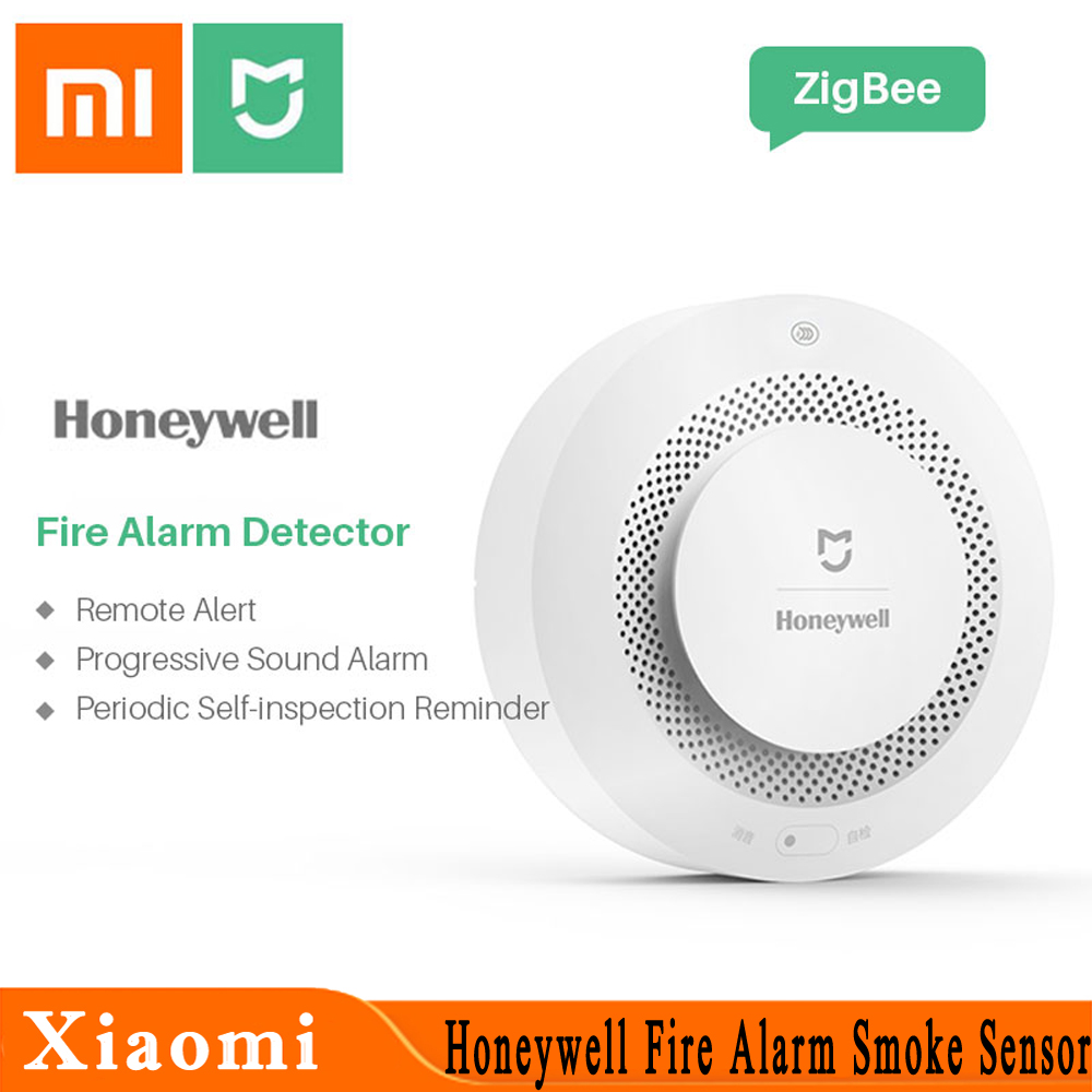 Xiaomi Mijia Honeywell Fire Alarm Smoke Sensor Gas Detector Work With Multifunction Gateway 2 Smart Home Security APP Control