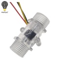 Suq 4 stars transparent flow sensor turbine flow meter water flow sensor transparent water meter