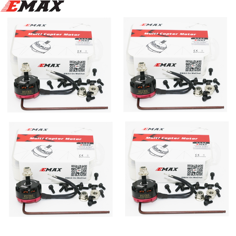 4set/lot EMAX RS2205 2300 / 2600KV Dubai Grand Prix special motor 3-4S for DIY mini drone QAVR250 quadcopter 2CW 2CCW