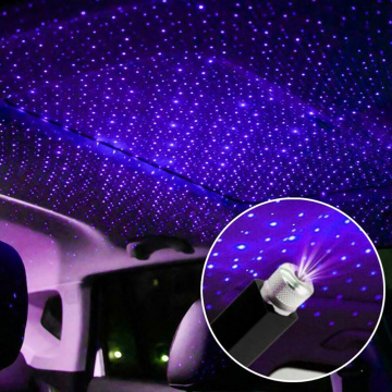 Mini LED Car Roof Star Night Light Projector Atmosphere Galaxy Lamp USB Decorative Lamp Adjustable Car Interior Decor Light