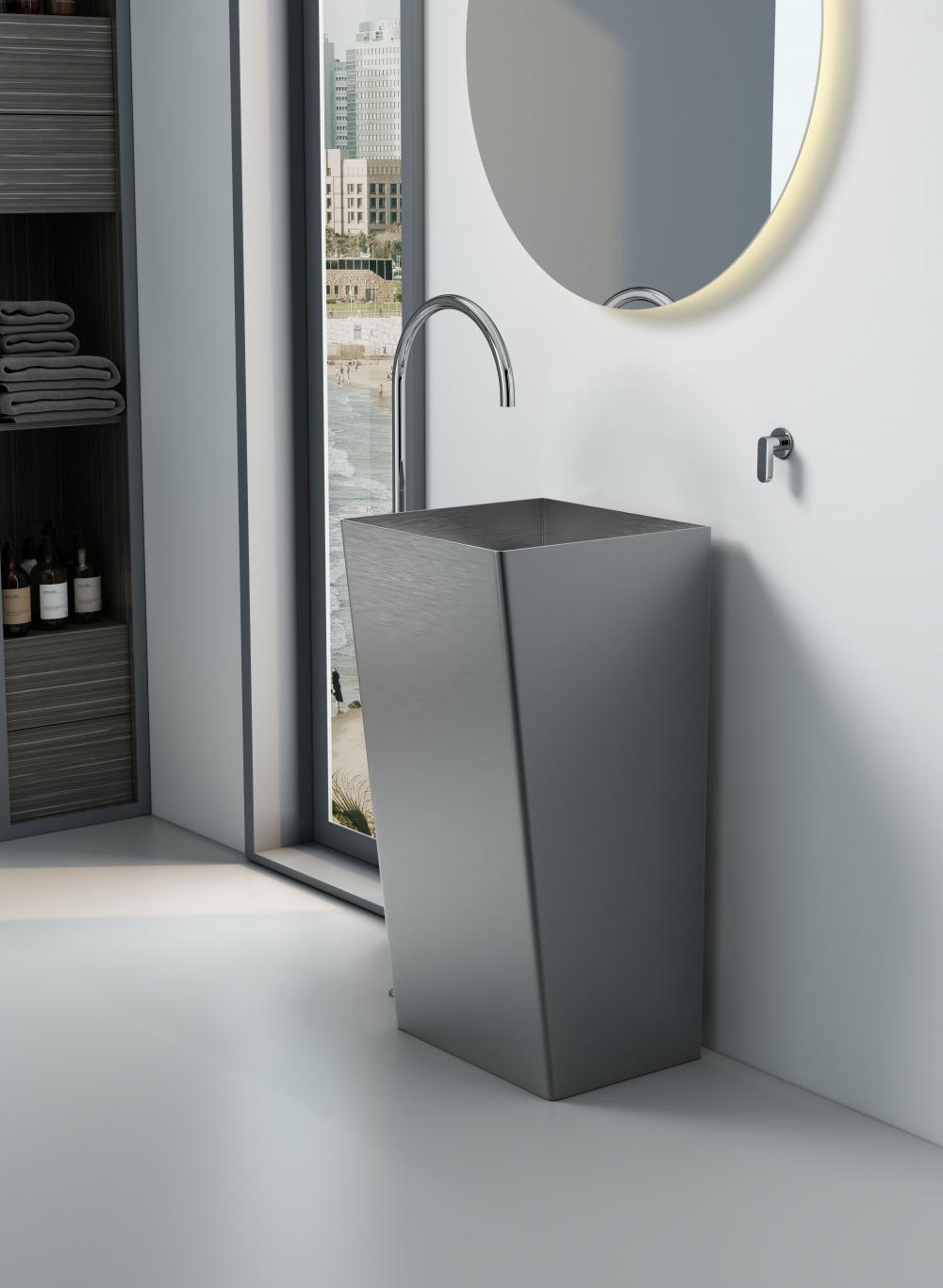 bathroom pedestal basin