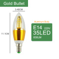 E14 35LEDs Gold