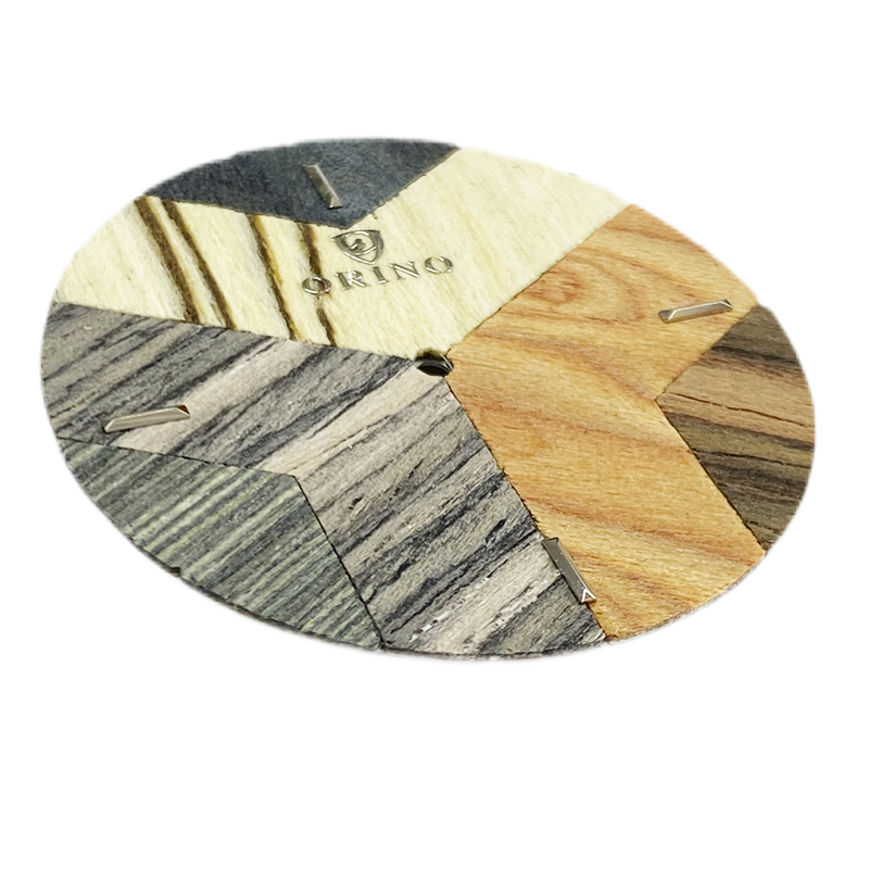 natural wood watch dial 