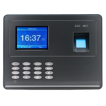 Fingerprint Time Attendance Recorder Machine USB Disk Biometric Recognition Software-English Version US Plug