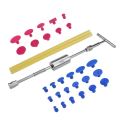 XZANTE Hot Paintless Dent Repair Tools Car Dent Removal Dent Puller Slide Hammer +28 Glue Puller Tabs Suction Cup Hand Tools Kit