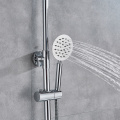 Bathroom Chrome Thermostatic Shower Faucet 10 Inch Shower Head Bath Shower Faucet Round Shower Head Thermostatic Mixing Valve