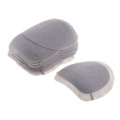 10 Pairs Gray Soft Cotton Shoulder Pads Sew-In Padding For Suits Woolen Coat