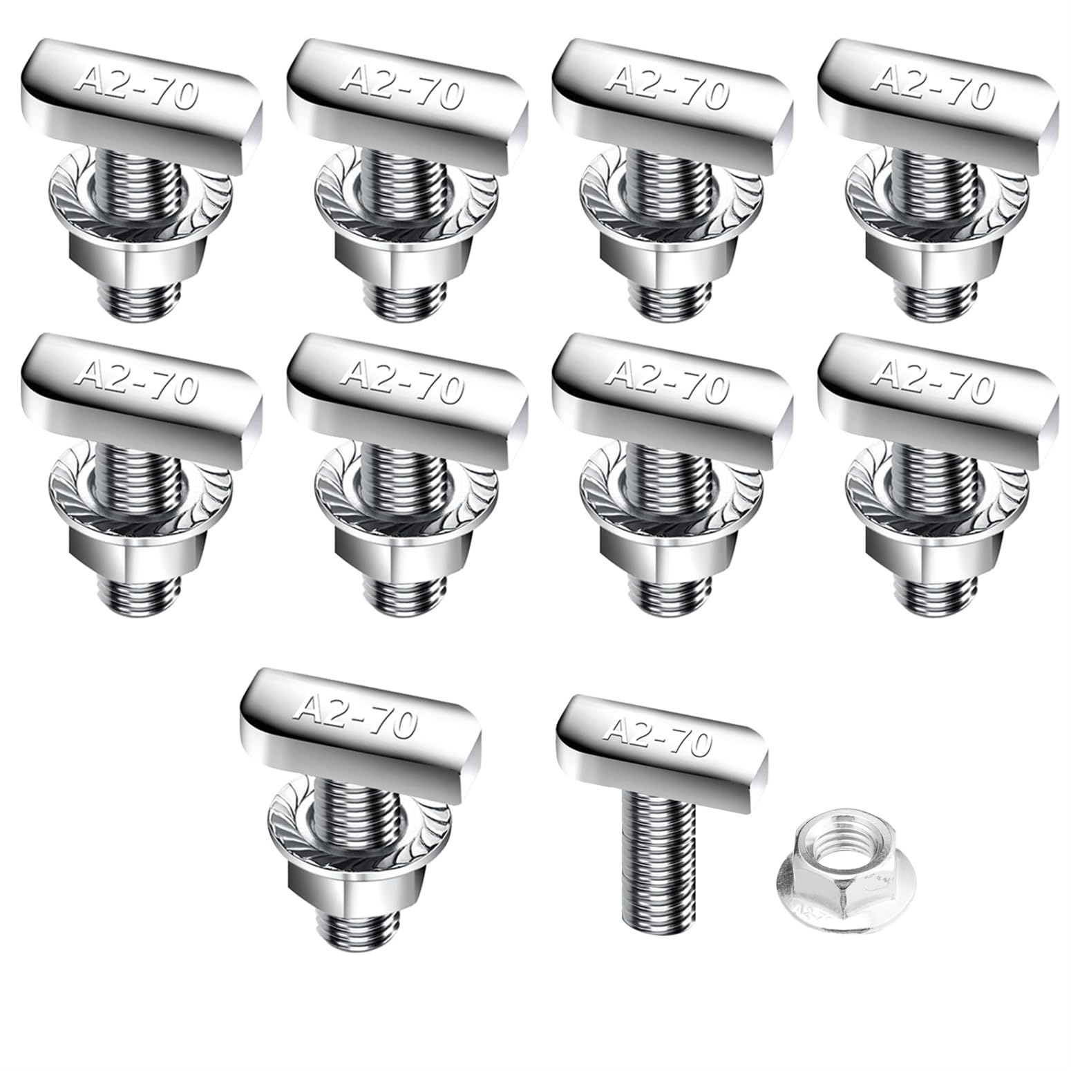 M8x20mm T-Slot Bolts 3