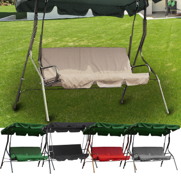 3 Seat Garden Swing Chair Cover Swing Hammock Bench Cushion Cover Waterproof UV Resistant Outdoor Courtyard Hammock Swing Cover