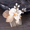 Bridesmaid Side Comb Wedding Party Bridal Jewelry Accessories Luxury Pearl Flower Crystal Hair Pins Clips Headwear