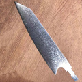 Sharp DIY chef knife blank vg10 Damascus steel blade material semi-finished billet Japanese knife kitchen cooking to ol