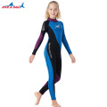 DIVE&SAIL girls teenage youth diving suit 2.5MM wetsuit children's one-piece warm swimsuit student snorkeling surfing suit