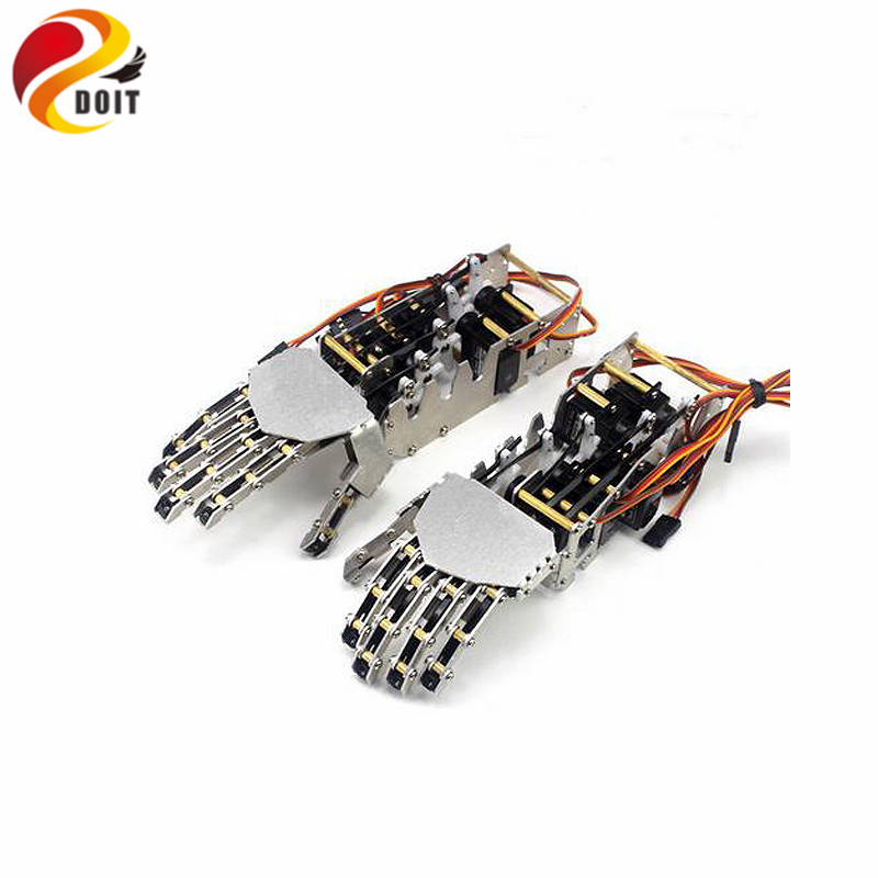 5DOF Robot hand/five fingers/Metal Manipulator arm/Mini bionic hand/gripper/robot/car accessories/DIY RC Toy