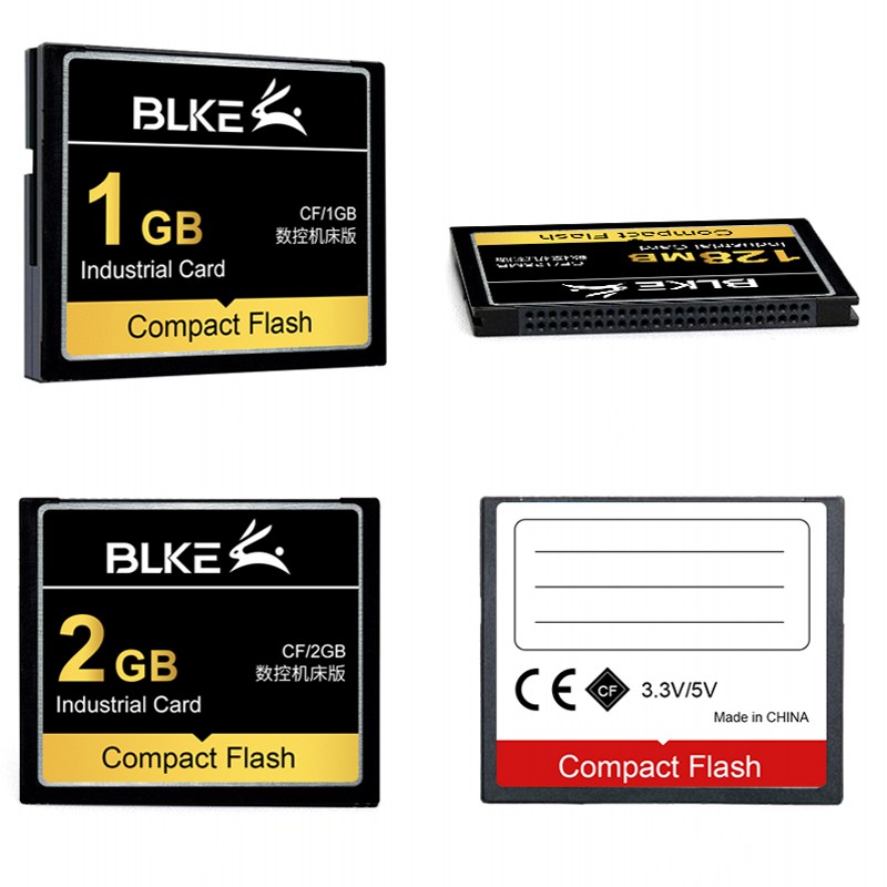 Two piece suit BLKE CF card +card reader Compact Flash Card 4GB 2GB 1GB 512MB 256MB 128MB For Machine tool/CNC/Fanuc Memory card