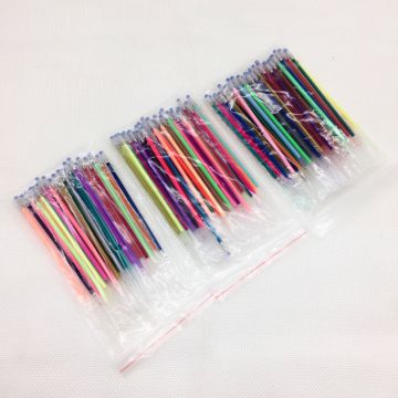 24 36 48 colors/set flash gel pen highlighter refill color full shinning refills painting pen Refills School student