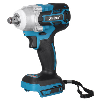 18V Cordless Impact Wrench Driver Brushless Motor 1/2 Square Electric Wrench With LED Light Adapted To Makita battery