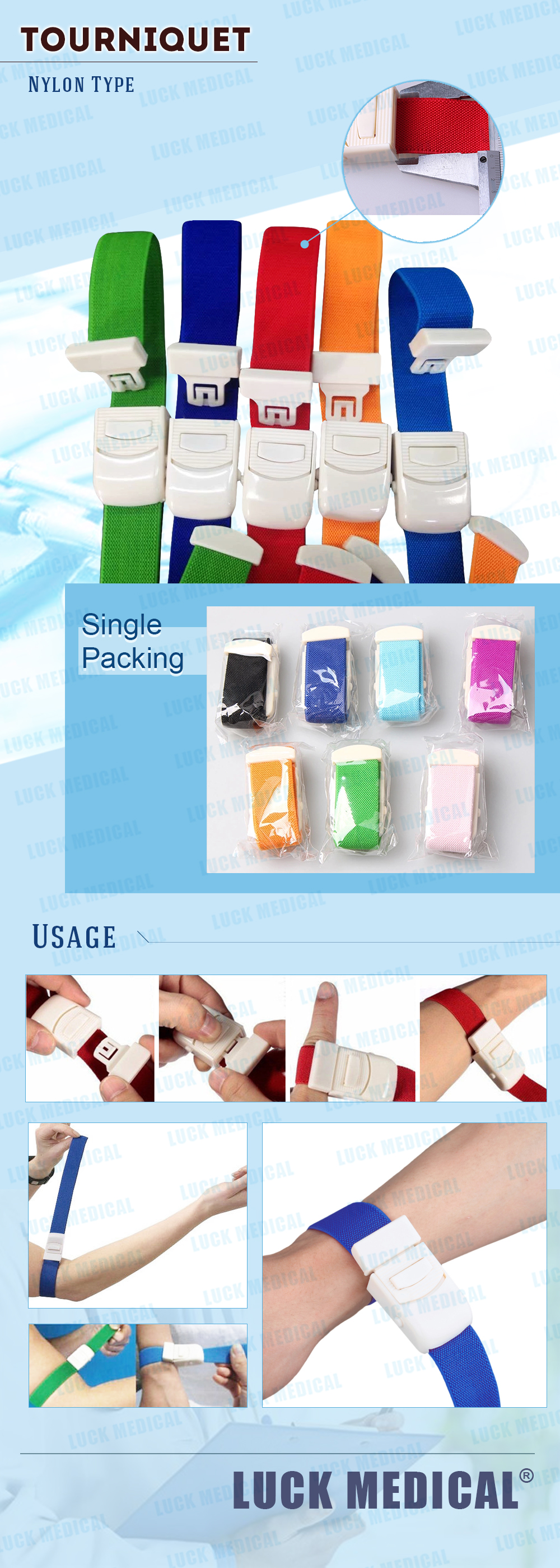 Disposable Tourniquet Nylon