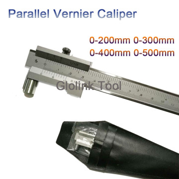 0-200mm 0-300mm 0-400mm 0-500mm Stainless Steel Parallel Marking Vernier Caliper With Carbide Scriber Marking Gauge Tool