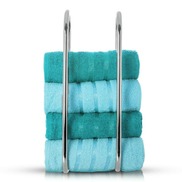 Bathroom Towel Rack Wall Mounted Towel Shelf Metal Towel Holder Organizer For Home Hotels Hair Salon