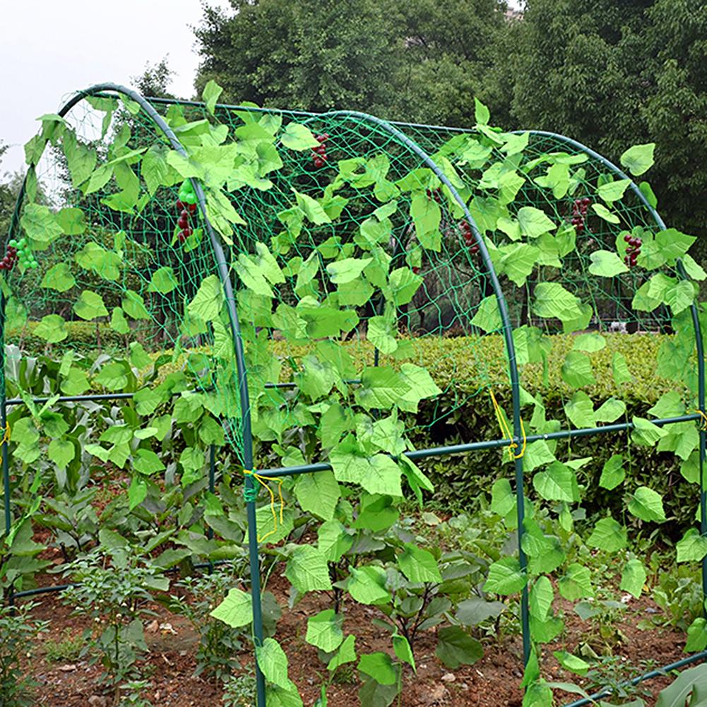 1.7m Garden Fence Green Nylon Net Vegetable Plant Trellis Netting Support Nets Bean Plant Climbing Grow Fence Anti-bird Net