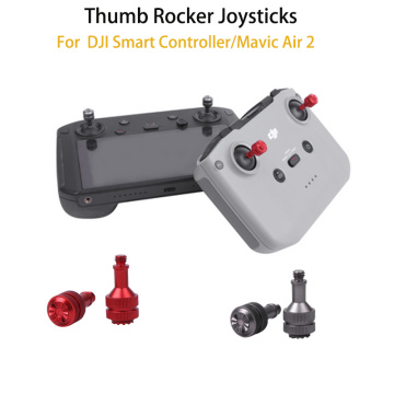 Aluminum Alloy Control Sticks Thumb Rocker Joysticks For DJI Smart Controller/Mavic Air 2 Remote Controller Drone Accessories