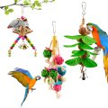 6pcs Bird Swing Toys Parrot Canary Swing Chewing Toys Hanging Perches with Bells Parakeets Swing Chewing Toys