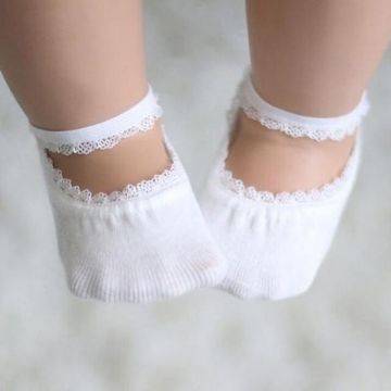 2020 New Toddlers Baby Girls Princess Anti-slip Lace Ankle Socks for 1-5 Years