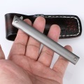 LOVOCOO Pen folding knife M390 steel TC4 Titanium handle outdoor camping hunting pocket kitchen fruit knives practical EDC tools