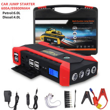 12V 600A Portable Car Jump Starter Multifunction Auto Car Battery Booster Charger Booster Emergency Power Bank Starting Device