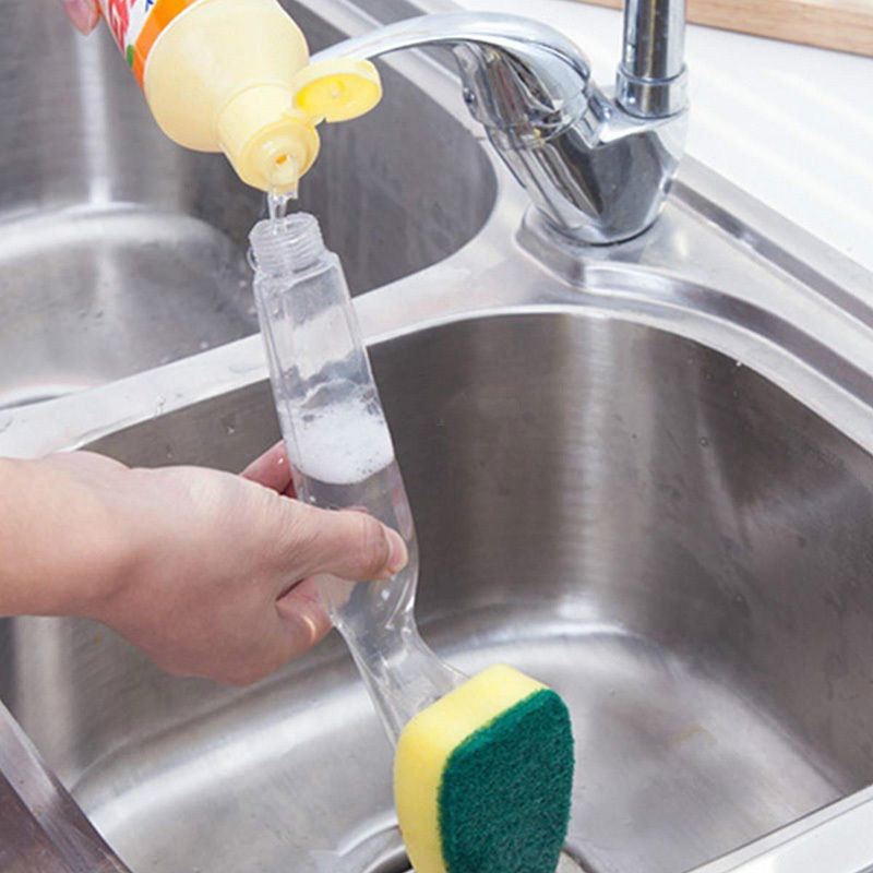 Washing Up Brush Heavy Duty Scourer Sponge Dish Cleaning Replacement Equipment cleaning up sponage kitchen tool home supplies