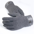 Winter Mens Full Finger Smartphone Touch Screen Cashmere Gloves Mittens Works With All Touch Screen phone/tablet Devices